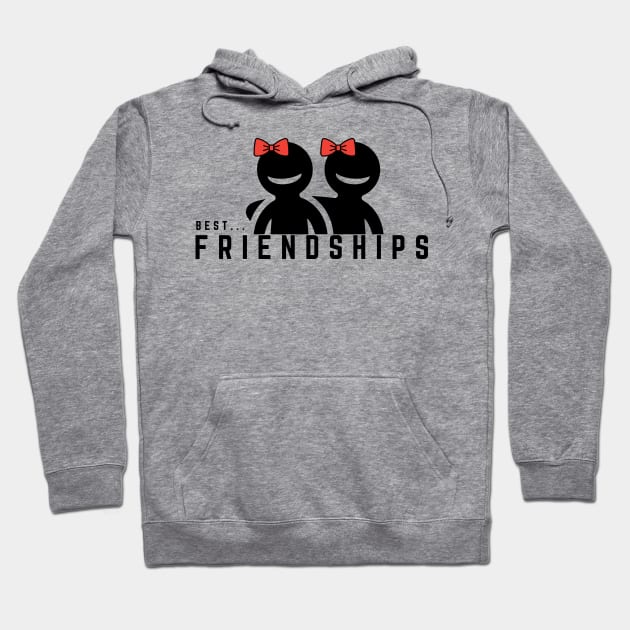 best friendships women Hoodie by ibra4work